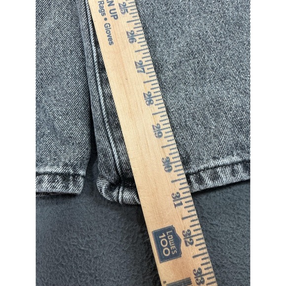 Levi's 94 Baggy Wide Leg Jeans Womens 28 Gray Acid Wash High Rise Denim 90s - Picture 3 of 13